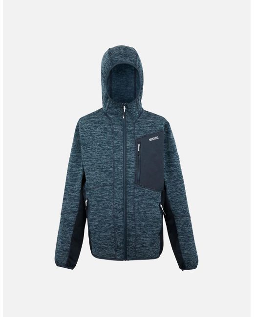 Regatta Blue Alven Full Zip Fleece Jacket for men