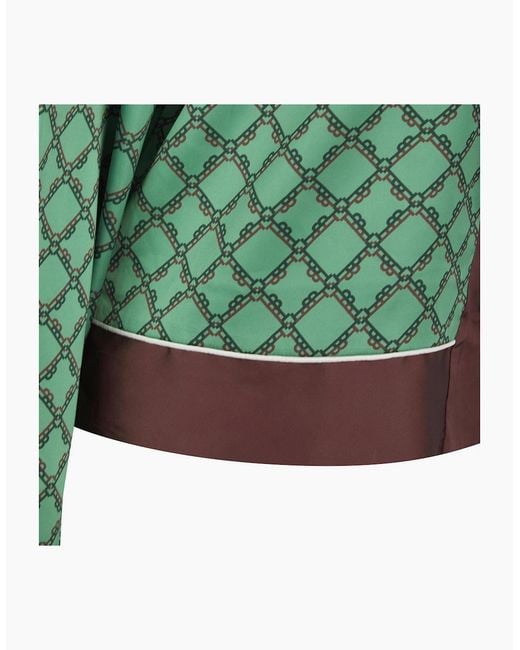 Ted Baker Green Dahlia Long Sleeve Pyjama Set
