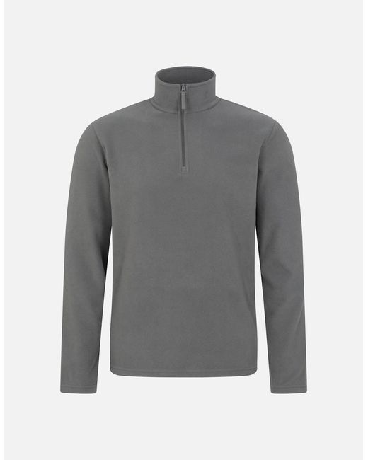 Mountain Warehouse Green Camber Ii Half Zip Fleece Top for men
