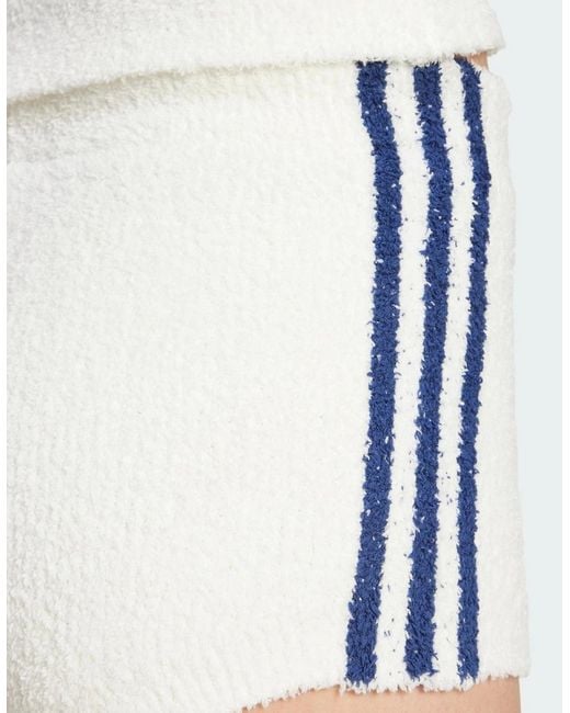 Adidas White Originals Premium Knit Shorts
