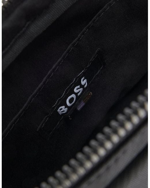 Boss Black Catch 3.0 Diamond Structured Crossbody Bag for men
