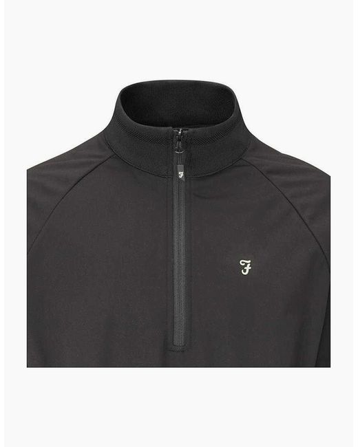 Farah Gray Kala Quarter Zip Jacket for men