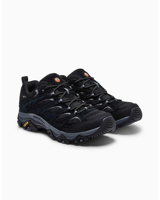 Merrell Black Moab 3 Gore-Tex Shoes for men