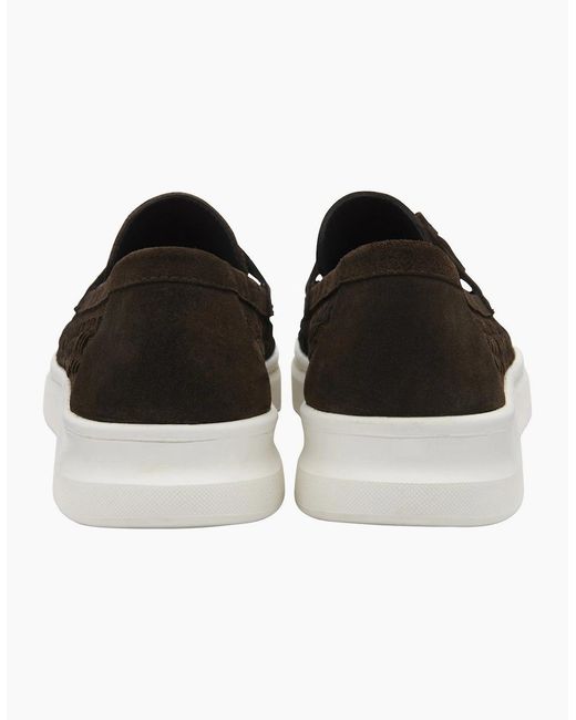 Frank Wright Black Robson Penny Loafers for men