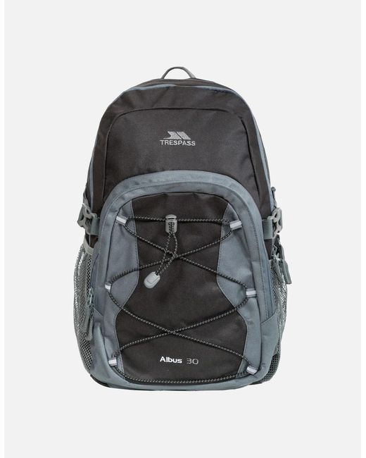 Trespass Gray Albus 30 Litre Casual Rucksack/Backpack