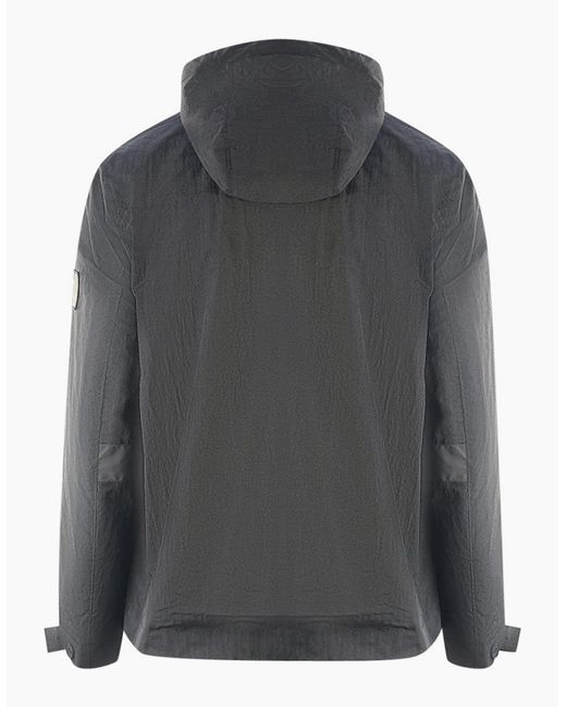 Lyle & Scott Gray Lyle & Scott Plain Hooded Jacket for men