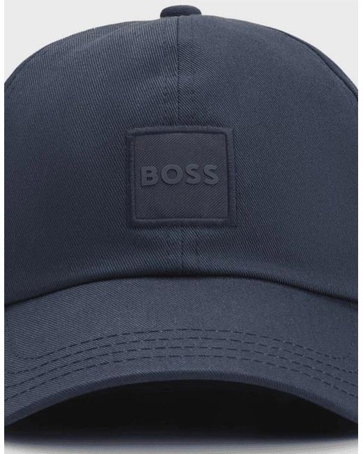 Boss Blue Derrel-Pl Cotton Baseball Cap for men