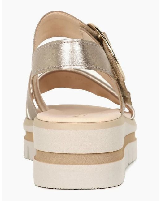 Gabor White Amarillo Sandals