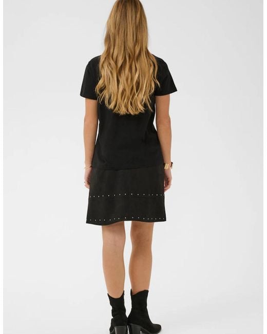 Cream Black Mikki T Shirt