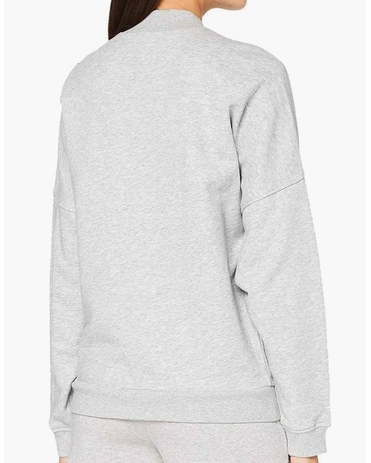 Calvin Klein Gray Monogram Pyjama Top, Heather