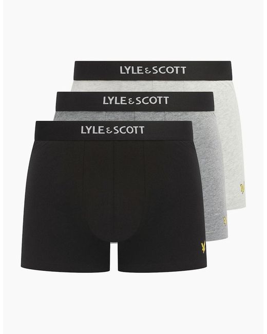 Lyle & Scott Blue Devon Boxers for men