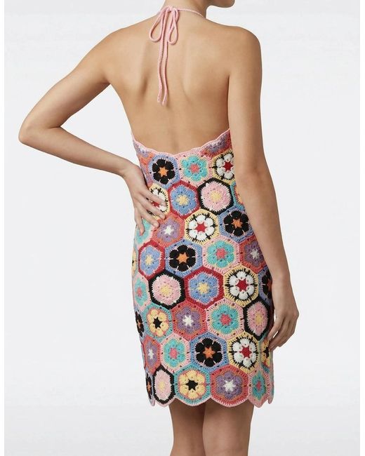 Oceanus Multicolor Floral Dress Crochet Pattern