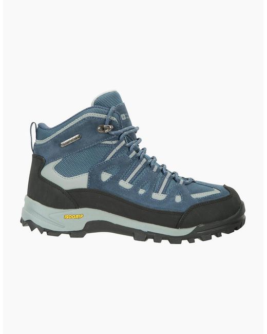 Mountain Warehouse Blue Ladies Gale Extreme Suede Hiking Boots