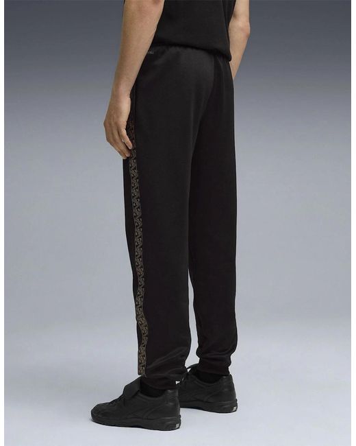 PUMA Black King Anthem Performance Tracksuit Bottoms for men