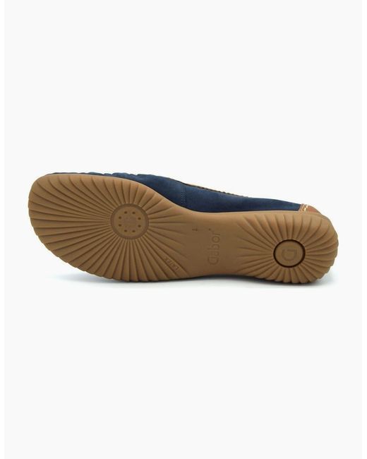 Gabor Blue California 86.090 Ladies Moccasin