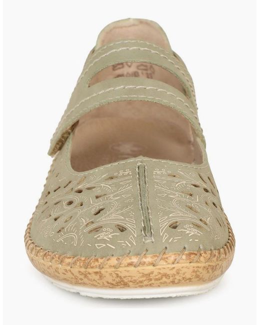 Rieker Natural Delia Mary Jane Shoes