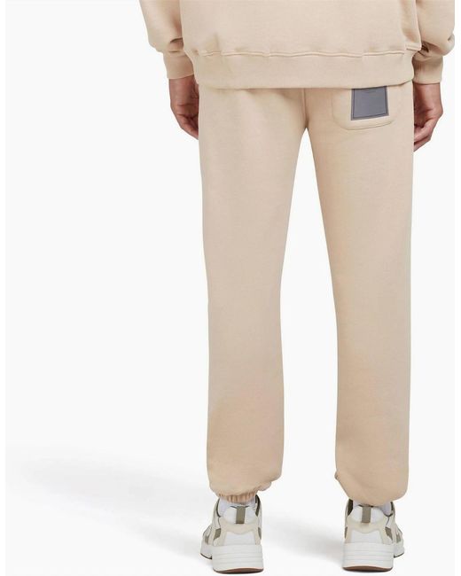 Mallet Natural Closed Hem Fleece Joggers for men