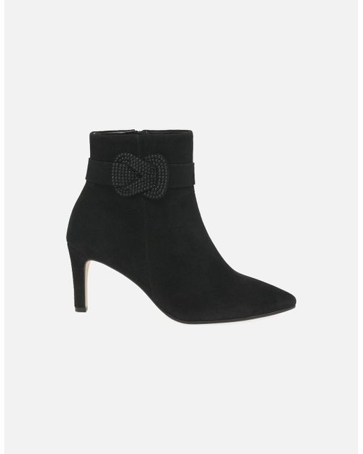 Gabor Black Badger Ankle Boots