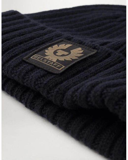Belstaff Blue Watch Beanie Hat