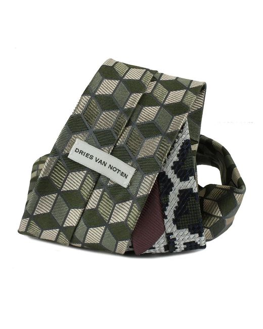 Dries Van Noten Metallic Tie for men