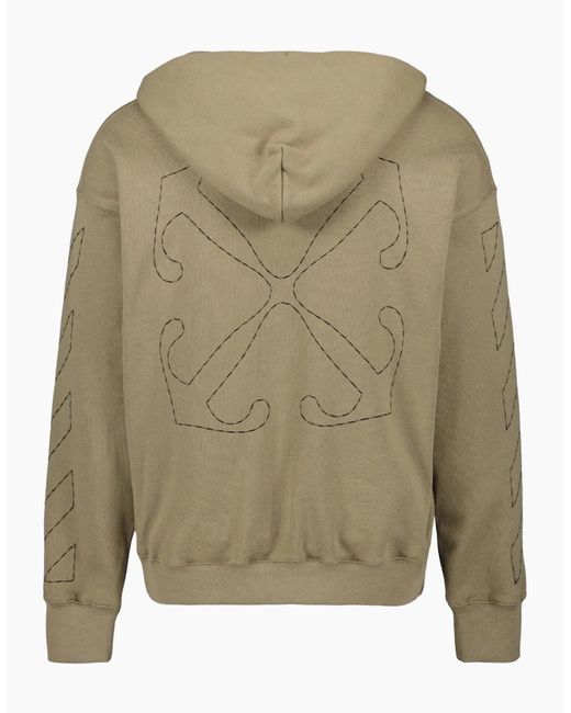 Off-White c/o Virgil Abloh Green Off Stitch Skate Hoodie