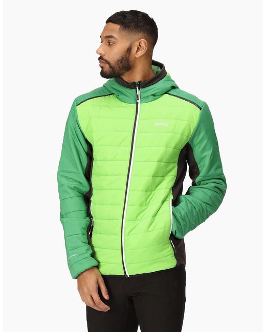 Regatta Green Trutton Ii Baffled Padded Jacket for men