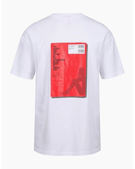 Kappa White Enfas Logo T-Shirt for men