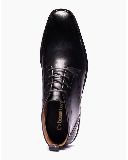 Base London Blue London Belgrave Leather Ankle Boots for men