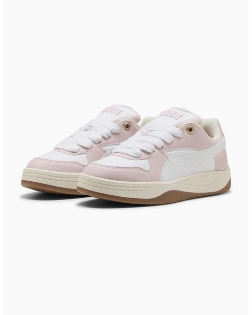 PUMA White Park Luna Low Top Trainers