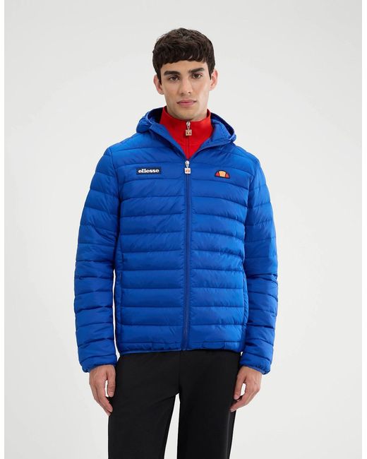 Ellesse Blue Lombardy Padded Jacket-Cobalt for men