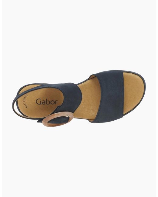 Gabor Blue Andre Sandals