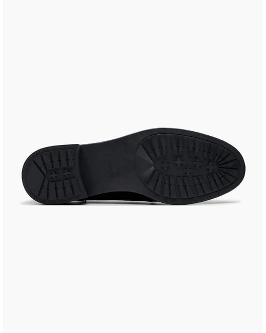 Clarks Black Havisham Edge Tassel Loafers