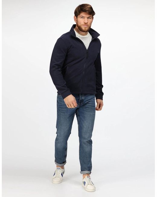 Regatta Blue Professional Full Zip Fleece Jacket for men