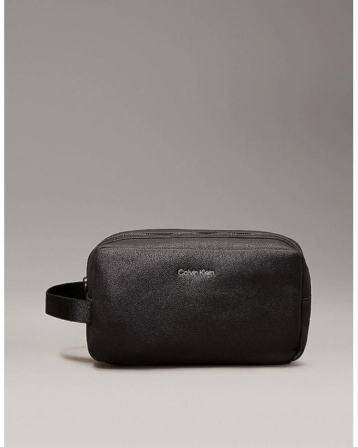 Calvin Klein Black Warmth Washbag for men