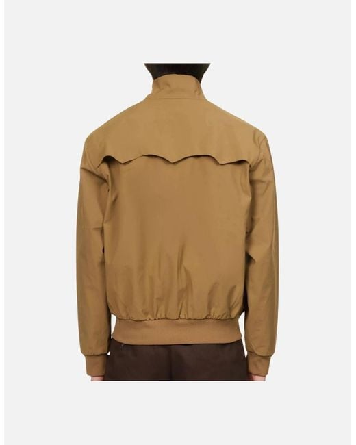Fred Perry Natural Bonded Zip Through Jacket for men