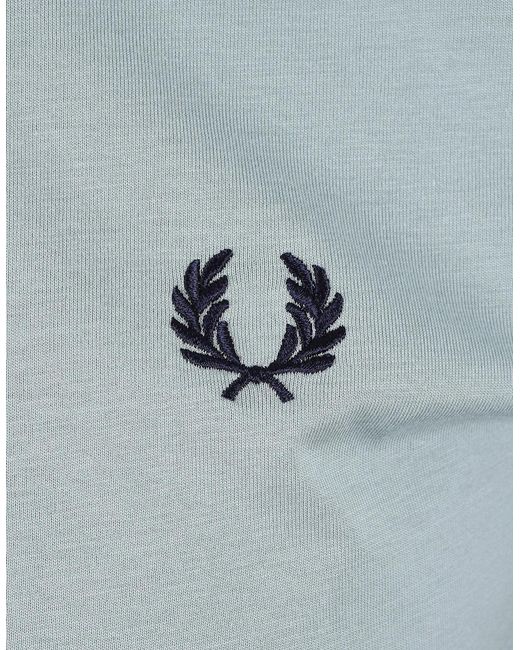 Fred Perry Blue Twin Tipped T-Shirt Dark Airforce for men