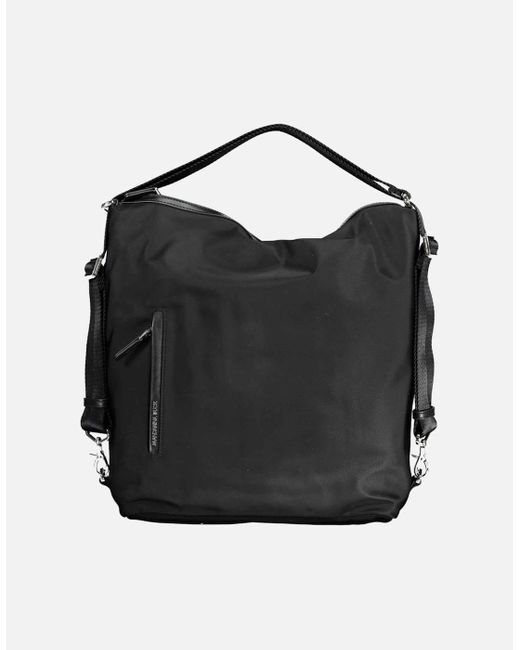 Mandarina Duck Black Adjustable Hunter Bag With External And Internal Pockets And Logo