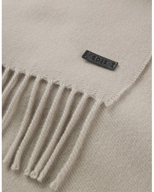 Boss White Naster 35 Scarf Light for men
