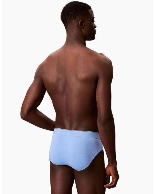 Calvin Klein Blue 3-Pack Ck Archive Briefs for men