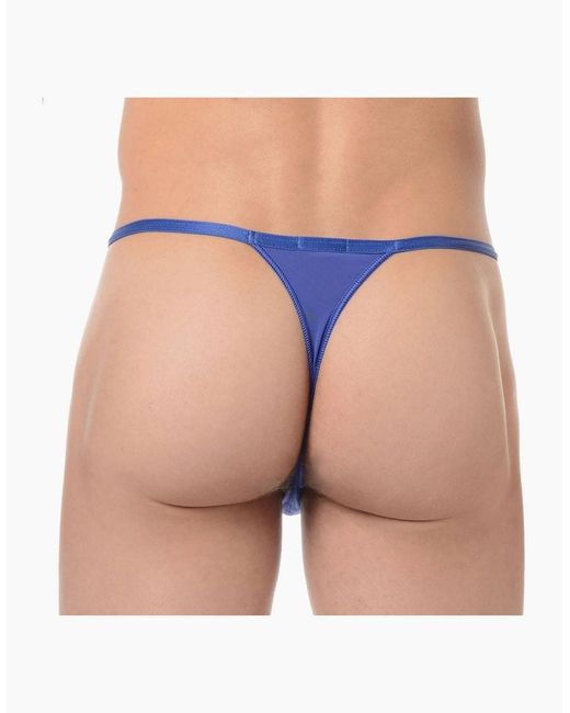 Hom Blue Plume Ultra-Light G-String for men