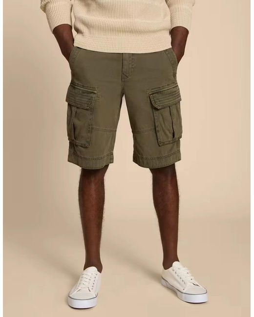 White Stuff Natural Halsall Cargo Shorts Khaki for men