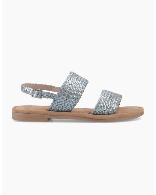 Hush Puppies Blue Helene Wide Fit Sandals