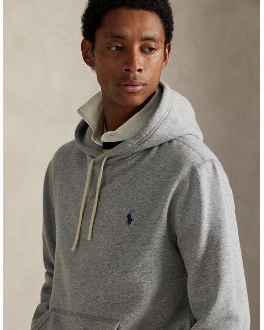 Polo Ralph Lauren Gray Rl Fleece Hoody 006 Andover Heather for men