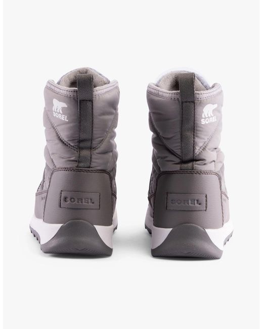 Sorel Gray Whitney Ii Plus Lace Winter Boots