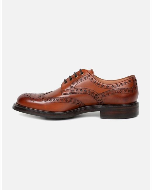 Cheaney Brown Avon R Derby Brogues for men