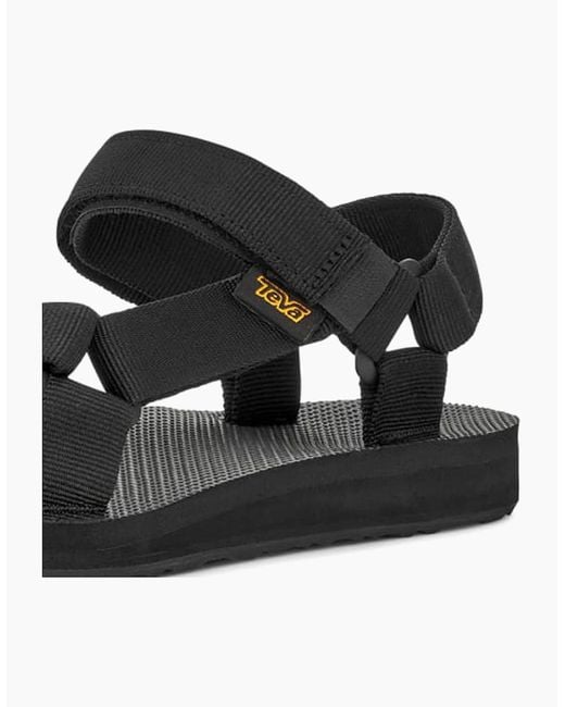 Teva Black Flatform Universal Sandals