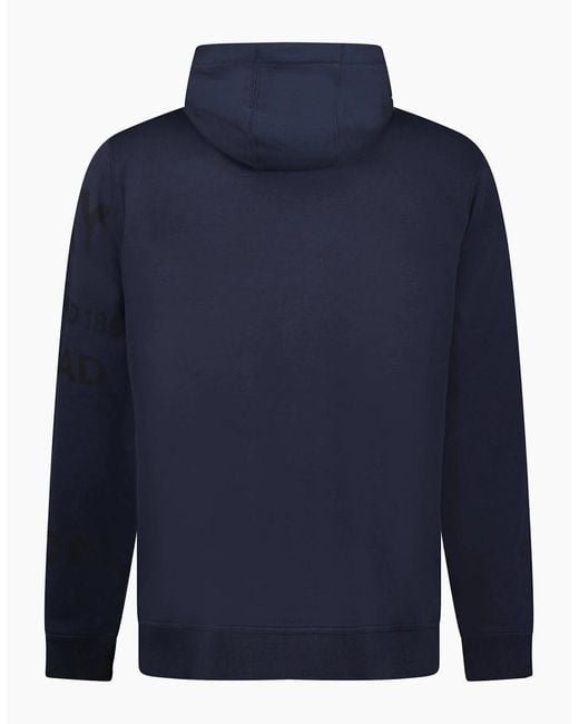 Burberry Blue Horseferry Hoodie for men