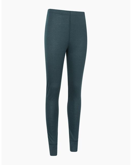 Mountain Warehouse Blue Ladies Talus Base Layer Bottoms