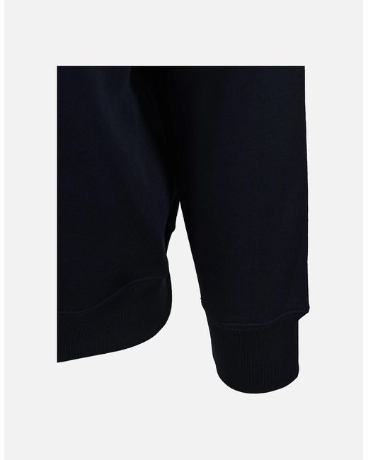 Paul Smith Blue Reg Fit Half Zip Sweat Zebra Dark for men
