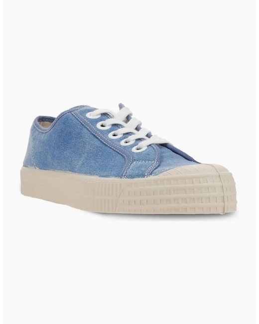 Novesta Blue Star Master Washed Canvas Trainers